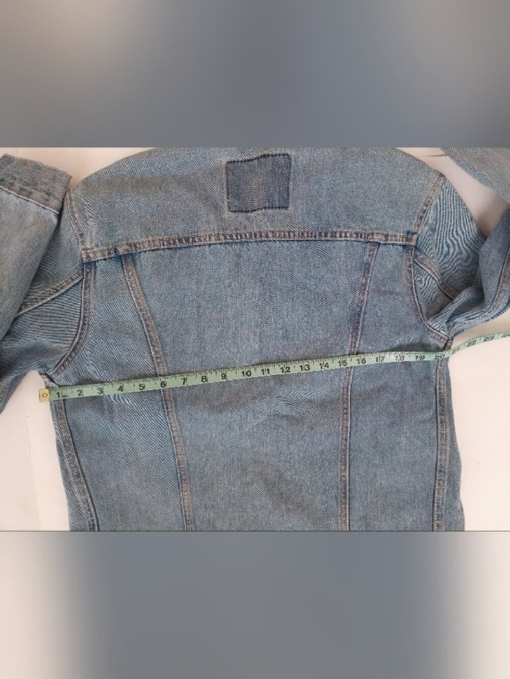 Levi Strauss & Co. Light Blue Long Sleeve Denim Jeans Trucker Jacket Men Size S - Picture 11 of 15